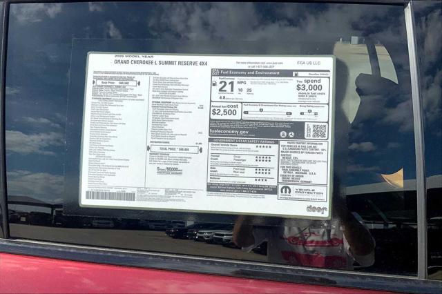 new 2025 Jeep Grand Cherokee L car, priced at $65,555