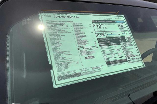 new 2025 Jeep Gladiator car, priced at $51,745