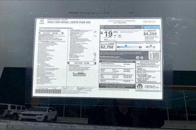new 2025 Ram 1500 car, priced at $69,060