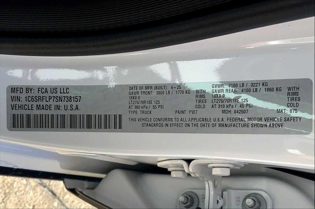 new 2025 Ram 1500 car, priced at $59,245
