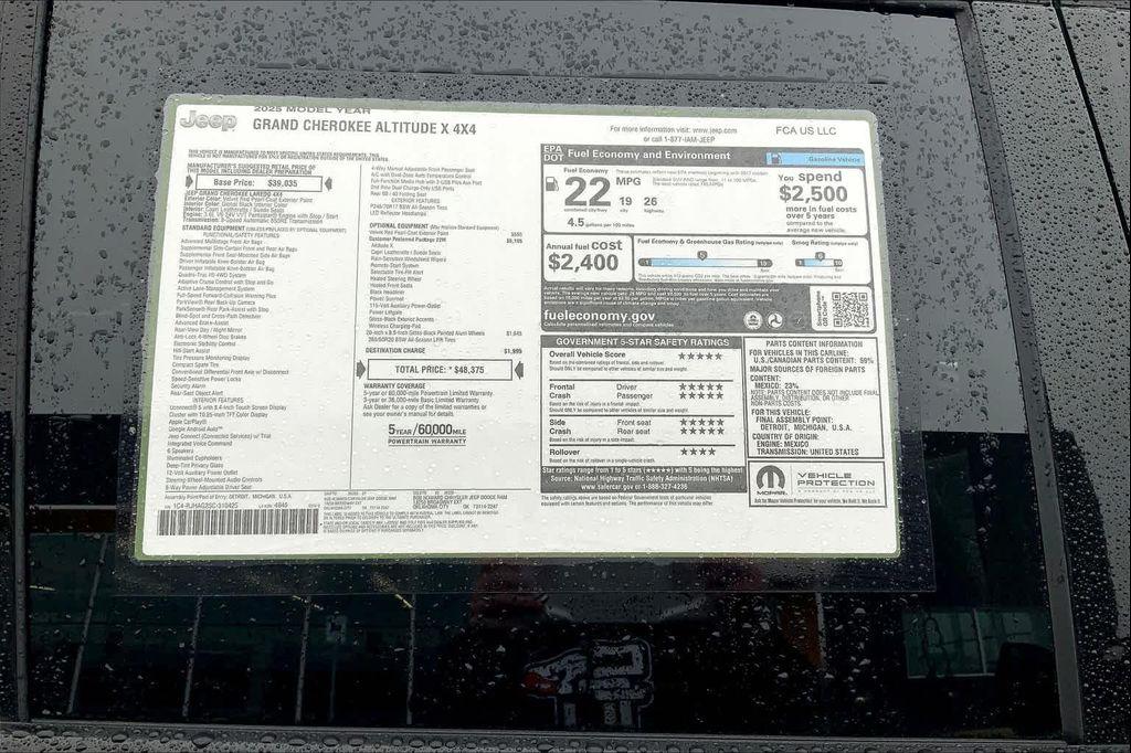 new 2025 Jeep Grand Cherokee car, priced at $42,806
