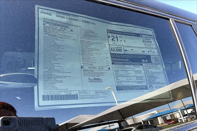 new 2025 Jeep Grand Cherokee L car, priced at $69,045