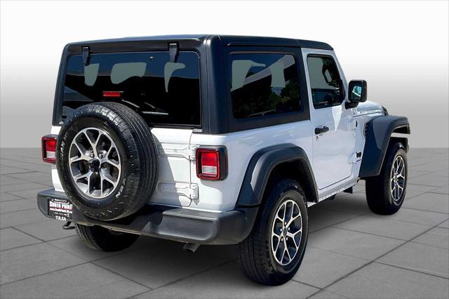 used 2024 Jeep Wrangler car, priced at $34,500