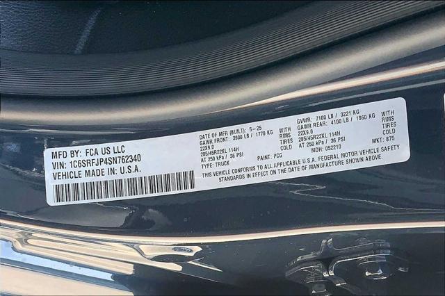 new 2025 Ram 1500 car, priced at $71,000