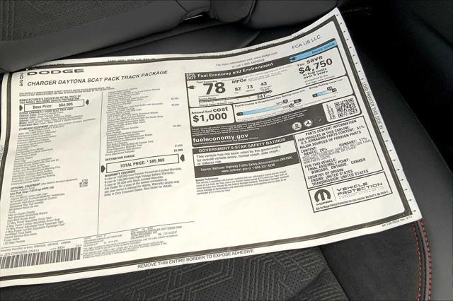 new 2024 Dodge Charger car, priced at $78,965