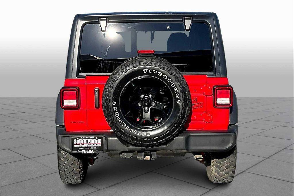 used 2021 Jeep Wrangler car, priced at $30,000