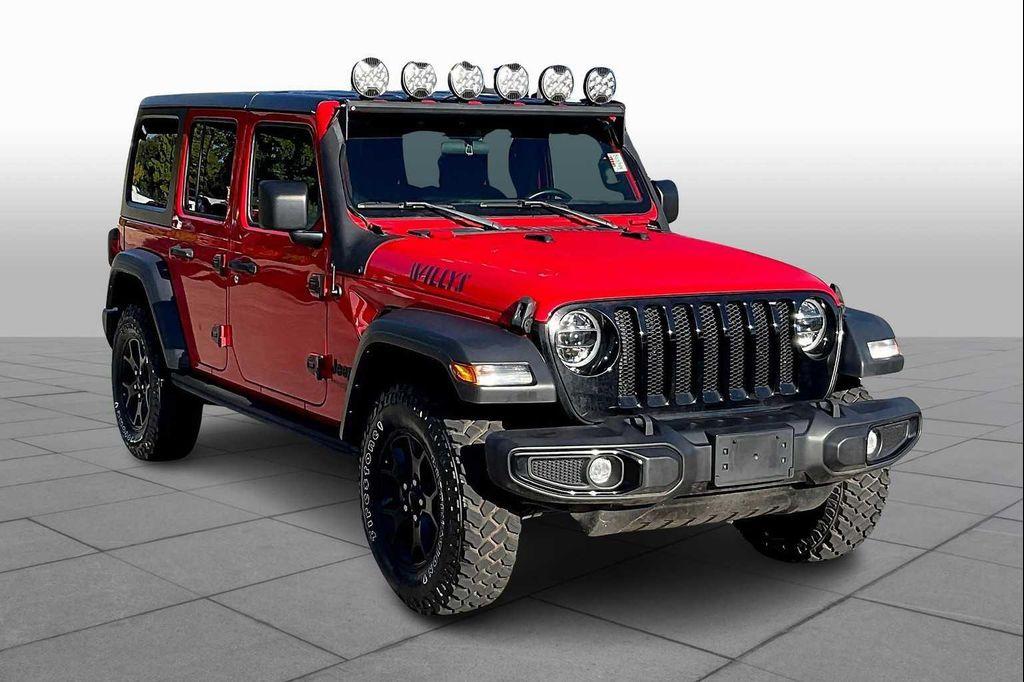 used 2021 Jeep Wrangler car, priced at $30,000