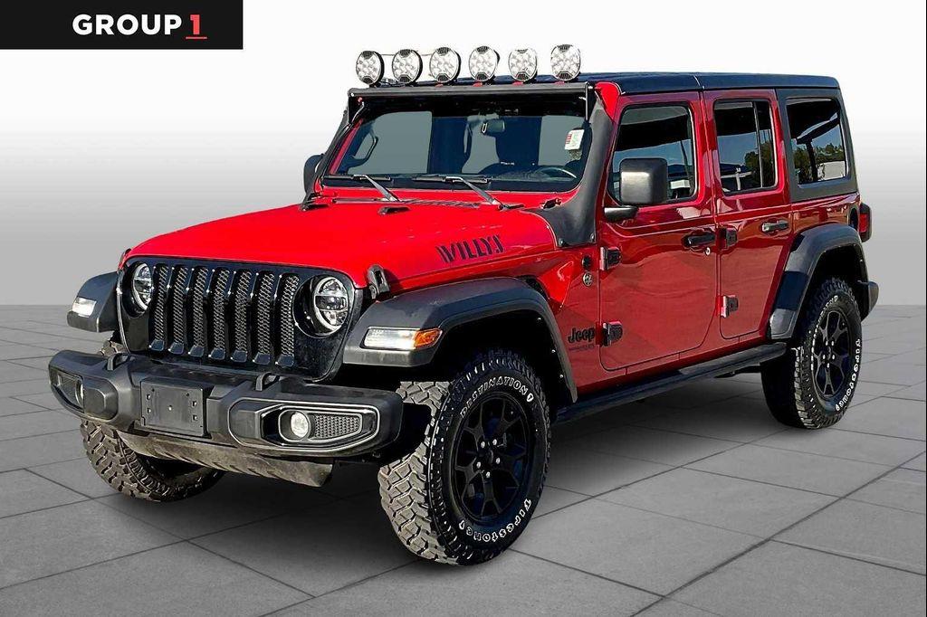 used 2021 Jeep Wrangler car, priced at $30,000