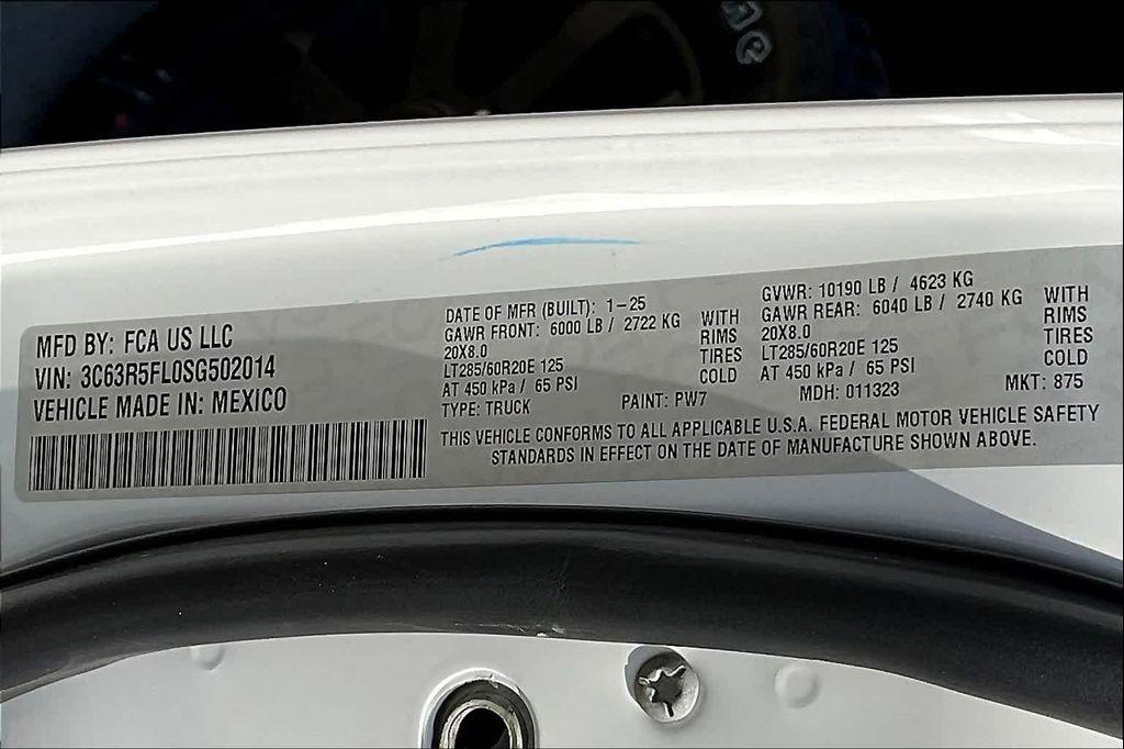 new 2025 Ram 2500 car, priced at $78,650