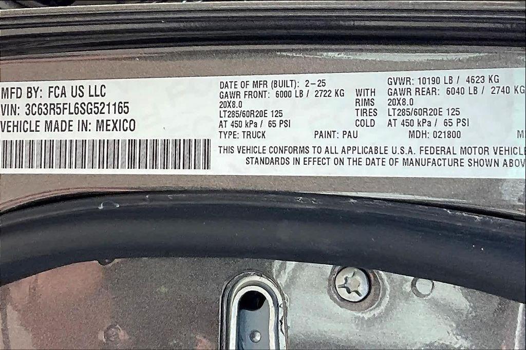 new 2025 Ram 2500 car, priced at $79,140