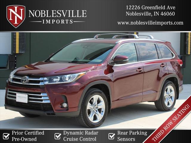 used 2018 Toyota Highlander car, priced at $24,500