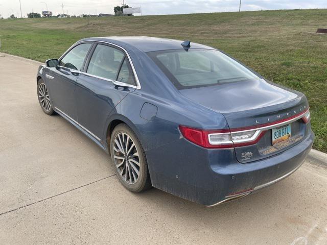 used 2018 Lincoln Continental car, priced at $25,900