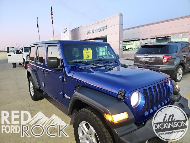 used 2020 Jeep Wrangler Unlimited car, priced at $27,500