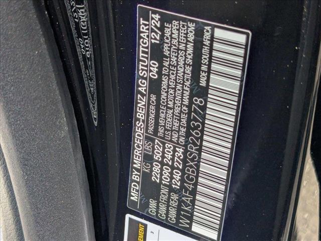 new 2025 Mercedes-Benz C-Class car, priced at $50,050