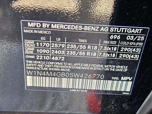 new 2025 Mercedes-Benz GLB 250 car, priced at $47,145