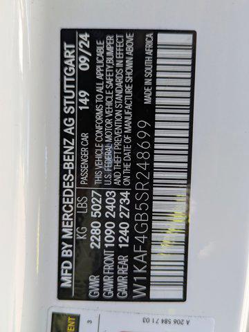 used 2025 Mercedes-Benz C-Class car, priced at $39,489