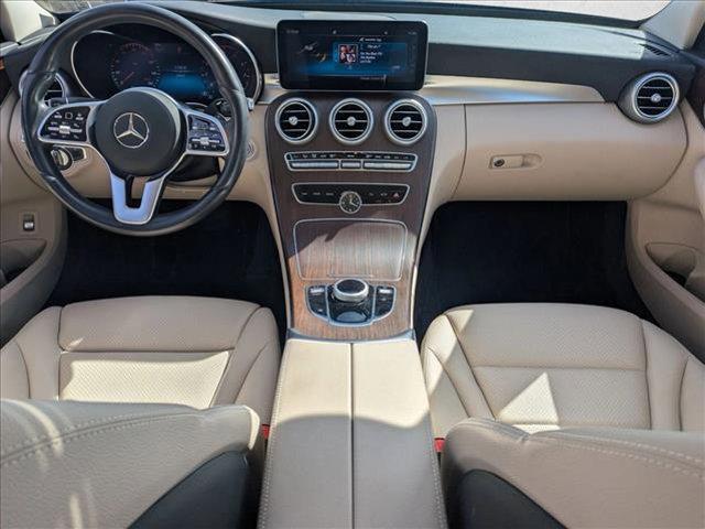 used 2021 Mercedes-Benz C-Class car, priced at $27,000