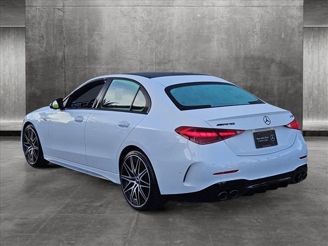 new 2024 Mercedes-Benz AMG C 43 car, priced at $74,560