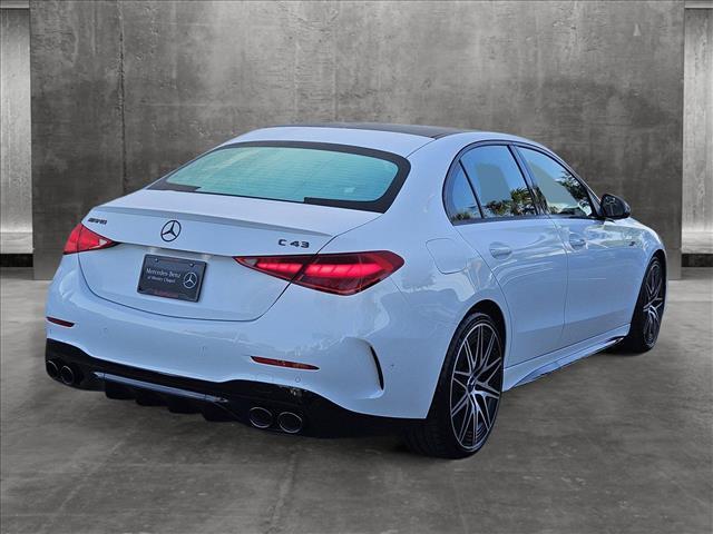 new 2024 Mercedes-Benz AMG C 43 car, priced at $74,560