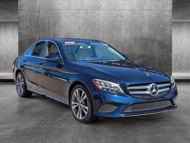 used 2019 Mercedes-Benz C-Class car, priced at $24,999