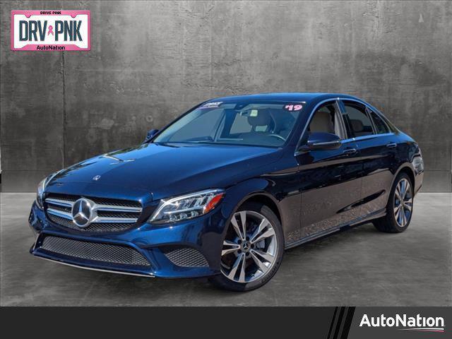 used 2019 Mercedes-Benz C-Class car, priced at $24,999