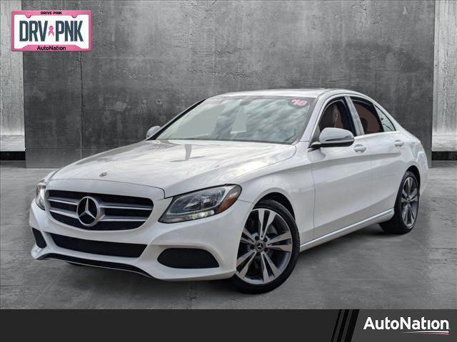 used 2018 Mercedes-Benz C-Class car, priced at $18,498