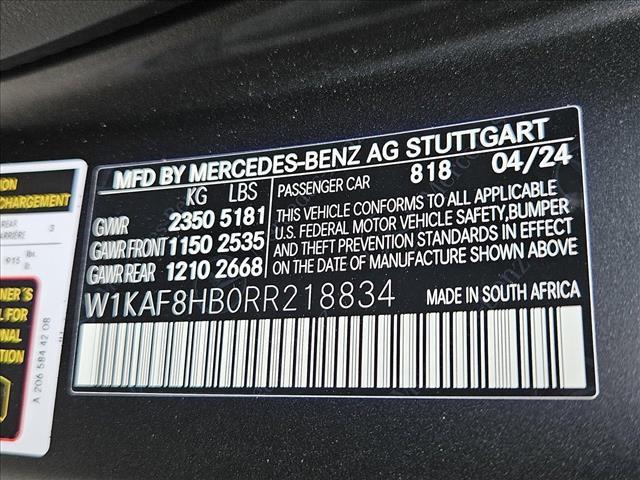 new 2024 Mercedes-Benz AMG C 43 car, priced at $78,060