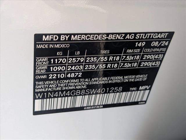 new 2025 Mercedes-Benz GLB 250 car, priced at $47,145