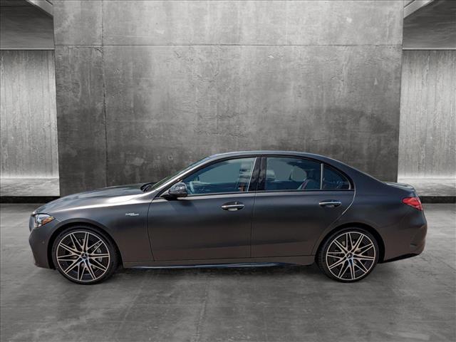 new 2024 Mercedes-Benz AMG C 43 car, priced at $78,060