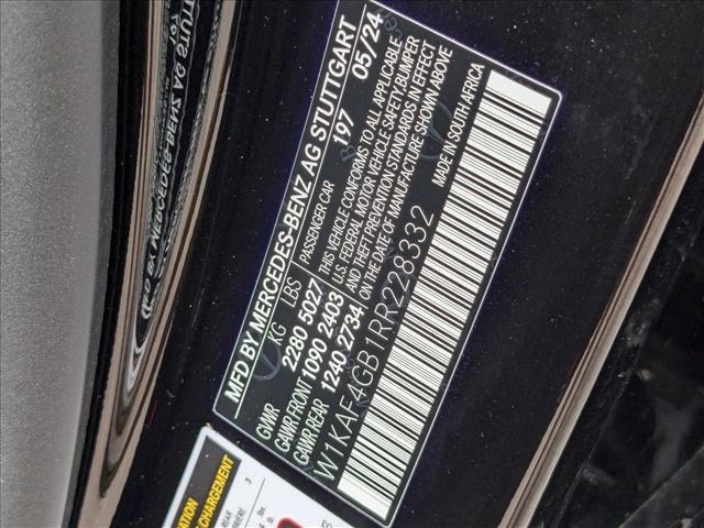 new 2024 Mercedes-Benz C-Class car, priced at $48,287