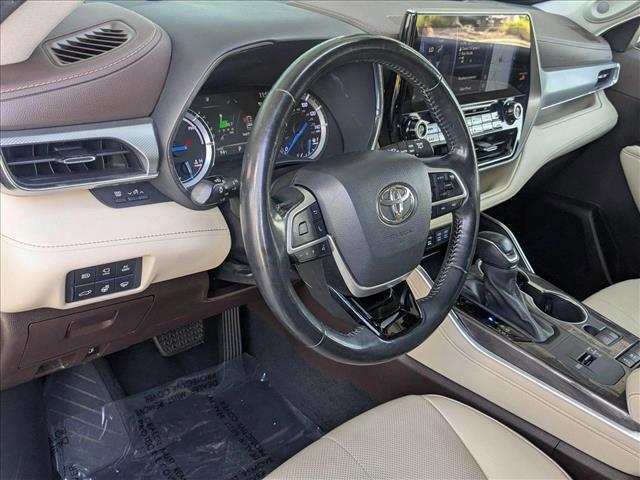 used 2022 Toyota Highlander Hybrid car, priced at $37,640