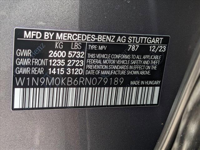 new 2024 Mercedes-Benz EQB 300 car, priced at $63,825