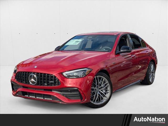 new 2025 Mercedes-Benz AMG C 43 car, priced at $73,940