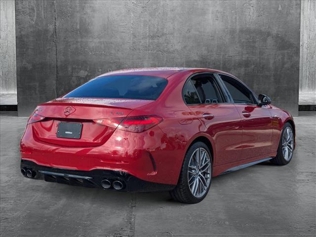 new 2025 Mercedes-Benz AMG C 43 car, priced at $73,940