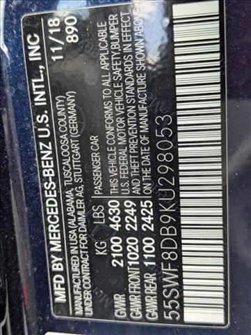 used 2019 Mercedes-Benz C-Class car, priced at $19,995