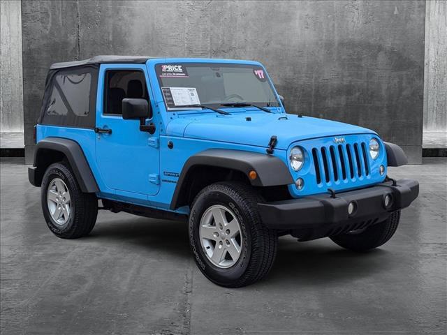 used 2017 Jeep Wrangler car, priced at $21,444