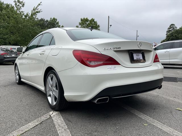 used 2015 Mercedes-Benz CLA-Class car, priced at $13,485