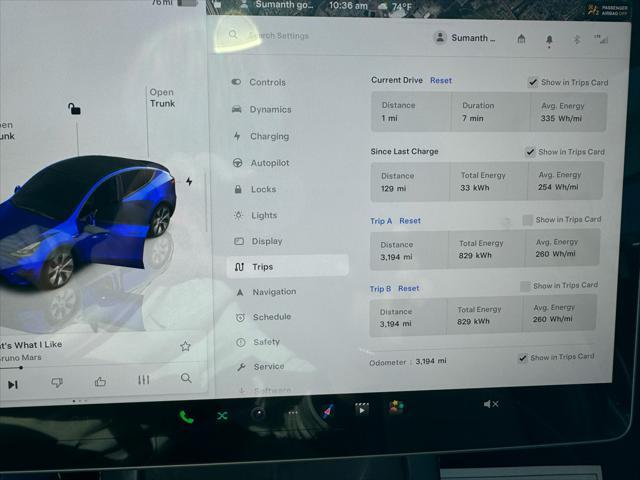 used 2024 Tesla Model Y car, priced at $38,995