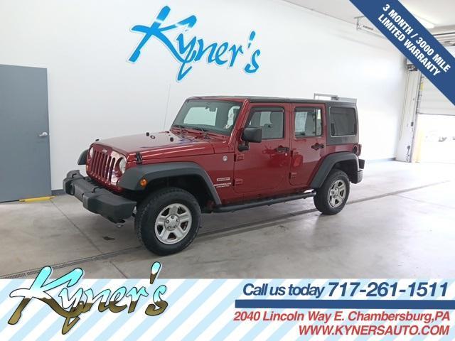 used 2012 Jeep Wrangler Unlimited car, priced at $15,995