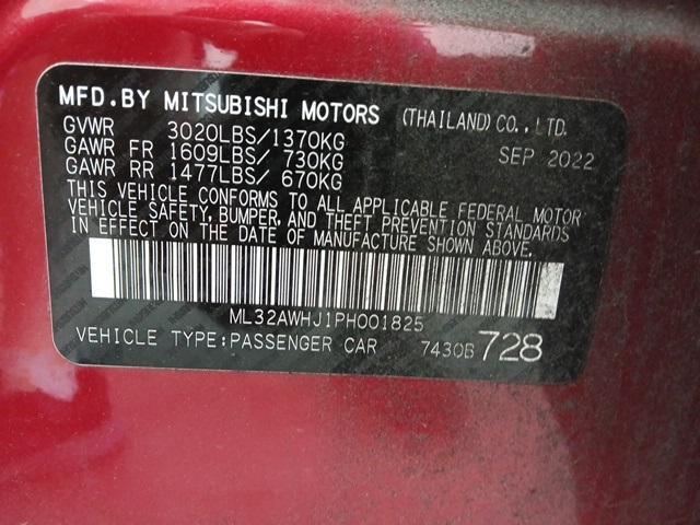 used 2023 Mitsubishi Mirage car, priced at $15,495