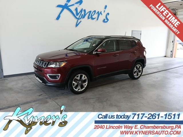 used 2021 Jeep Compass car, priced at $23,858