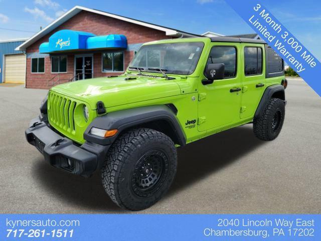 used 2021 Jeep Wrangler Unlimited car, priced at $30,995