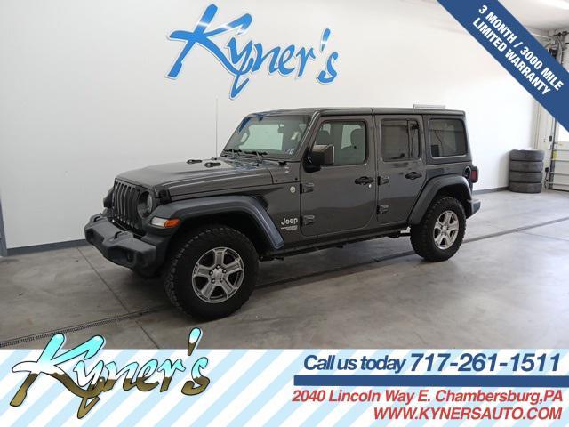 used 2018 Jeep Wrangler Unlimited car, priced at $22,495