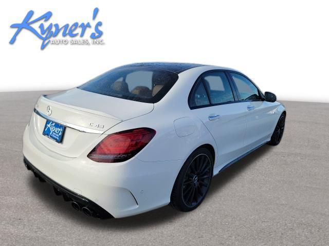 used 2021 Mercedes-Benz AMG C 43 car, priced at $39,948