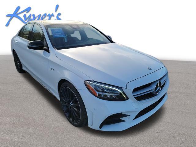 used 2021 Mercedes-Benz AMG C 43 car, priced at $39,948