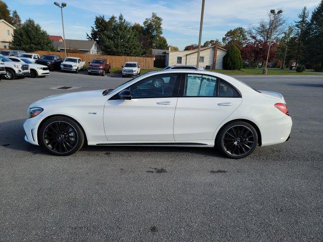 used 2021 Mercedes-Benz AMG C 43 car, priced at $36,995