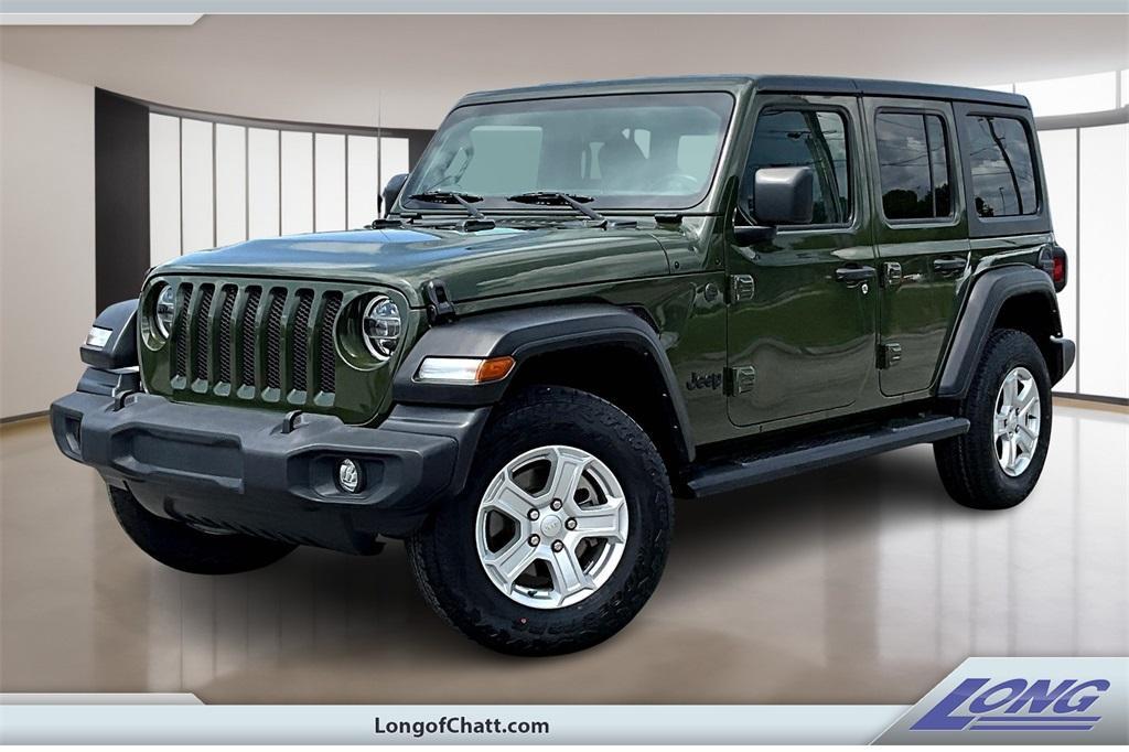 used 2022 Jeep Wrangler Unlimited car, priced at $33,600