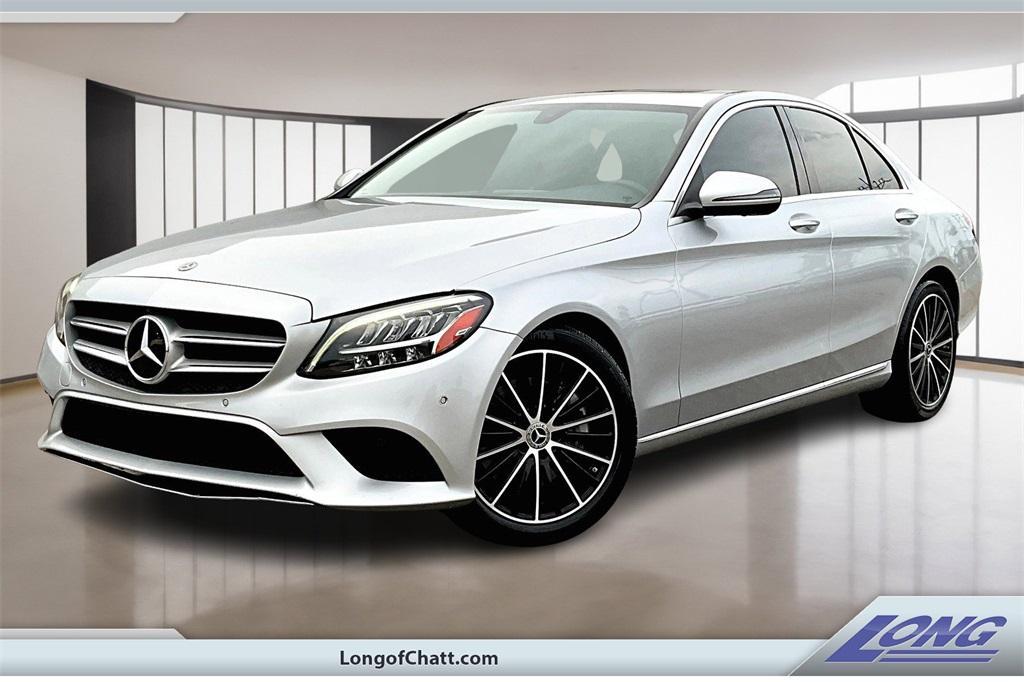 used 2021 Mercedes-Benz C-Class car, priced at $27,999