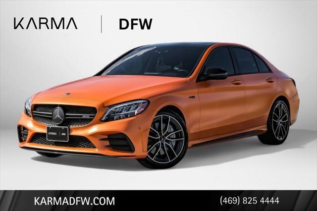 used 2021 Mercedes-Benz AMG C 43 car, priced at $45,353