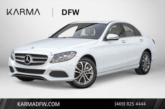 used 2018 Mercedes-Benz C-Class car, priced at $20,998